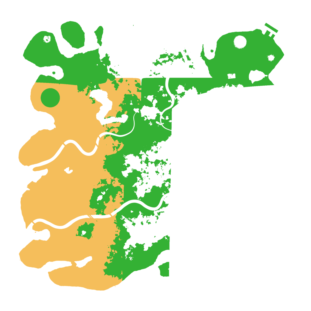 Biome Rust Map: Procedural Map, Size: 4300, Seed: 1415601469