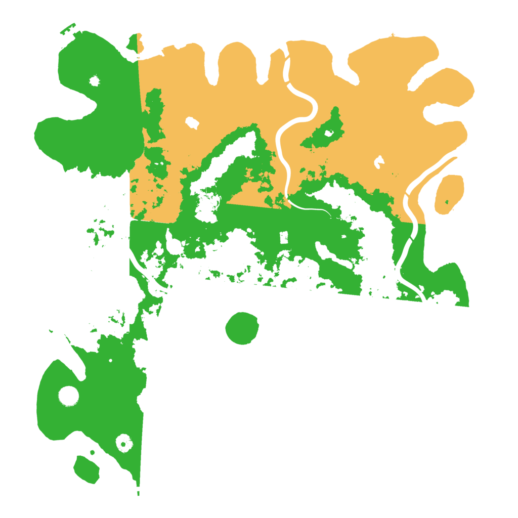 Biome Rust Map: Procedural Map, Size: 4500, Seed: 2059662489