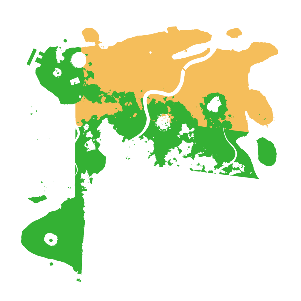 Biome Rust Map: Procedural Map, Size: 3500, Seed: 790938699