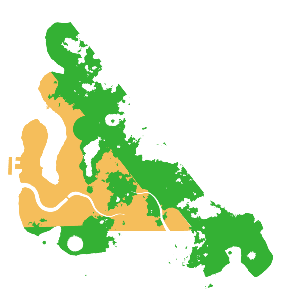 Biome Rust Map: Procedural Map, Size: 3500, Seed: 1561473936