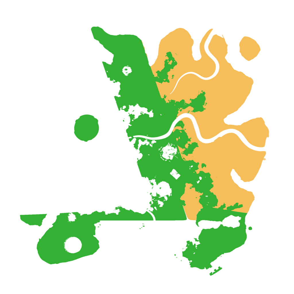 Biome Rust Map: Procedural Map, Size: 3250, Seed: 28228781