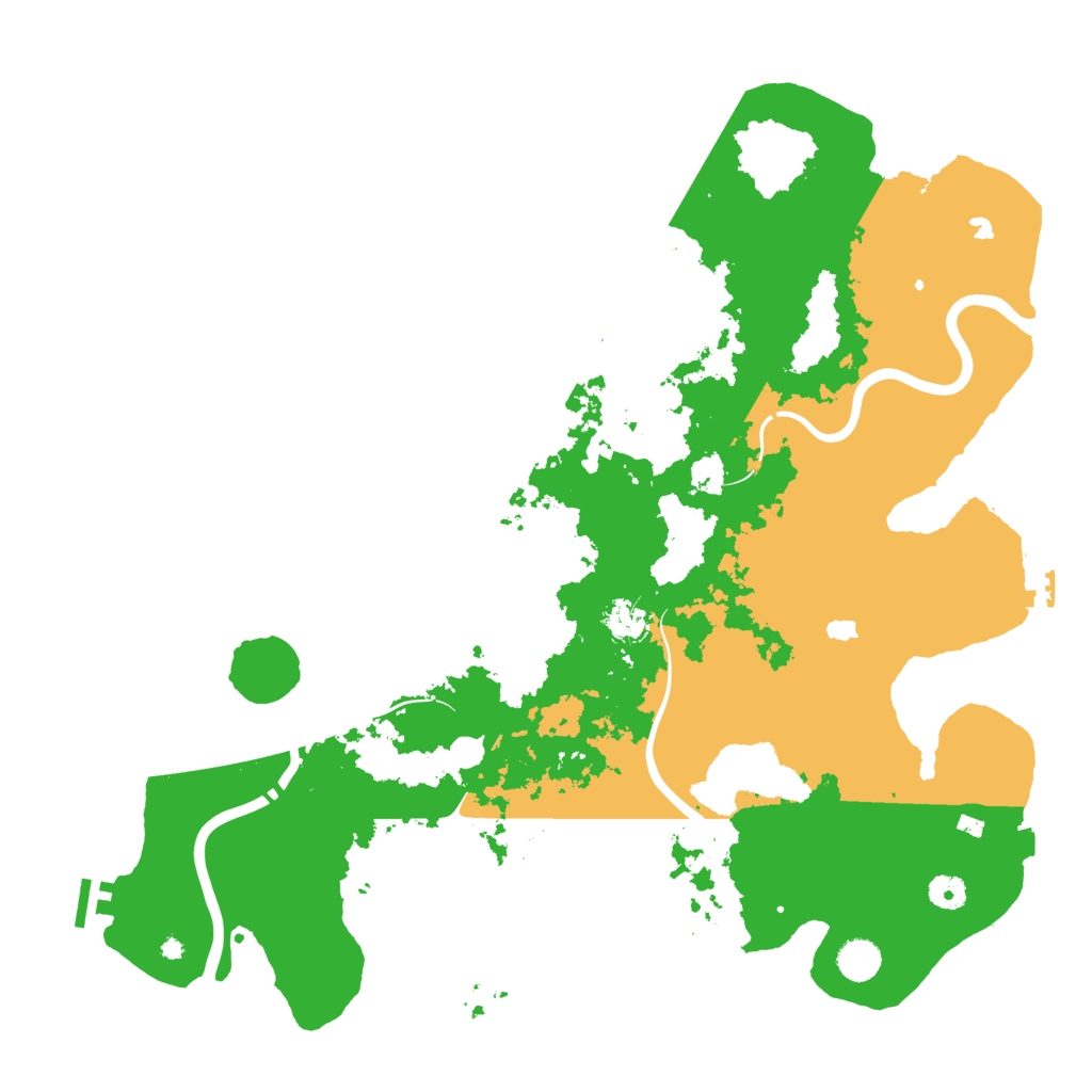 Biome Rust Map: Procedural Map, Size: 4500, Seed: 643449526