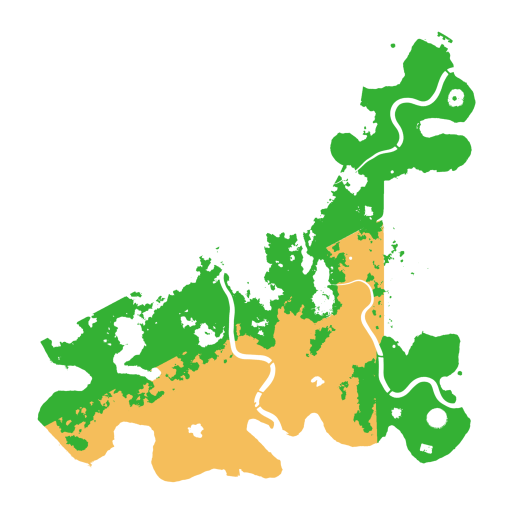 Biome Rust Map: Procedural Map, Size: 4500, Seed: 195845114