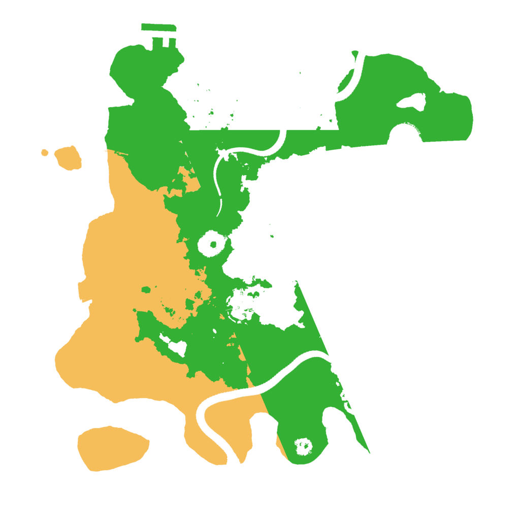 Biome Rust Map: Procedural Map, Size: 3000, Seed: 333790459