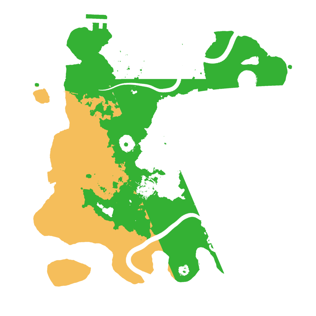 Biome Rust Map: Procedural Map, Size: 3000, Seed: 333790459