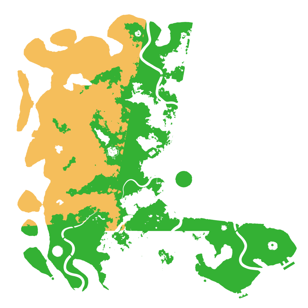 Biome Rust Map: Procedural Map, Size: 5000, Seed: 2101382114
