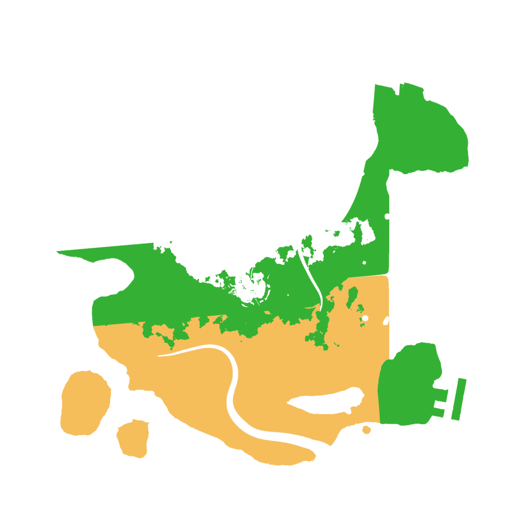 Biome Rust Map: Procedural Map, Size: 2500, Seed: 806306880