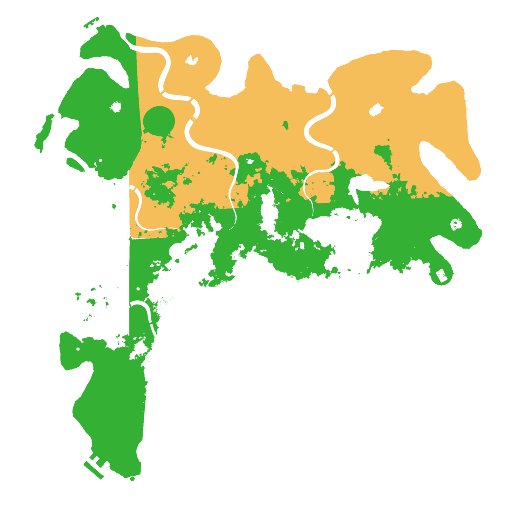 Biome Rust Map: Procedural Map, Size: 4500, Seed: 55395663