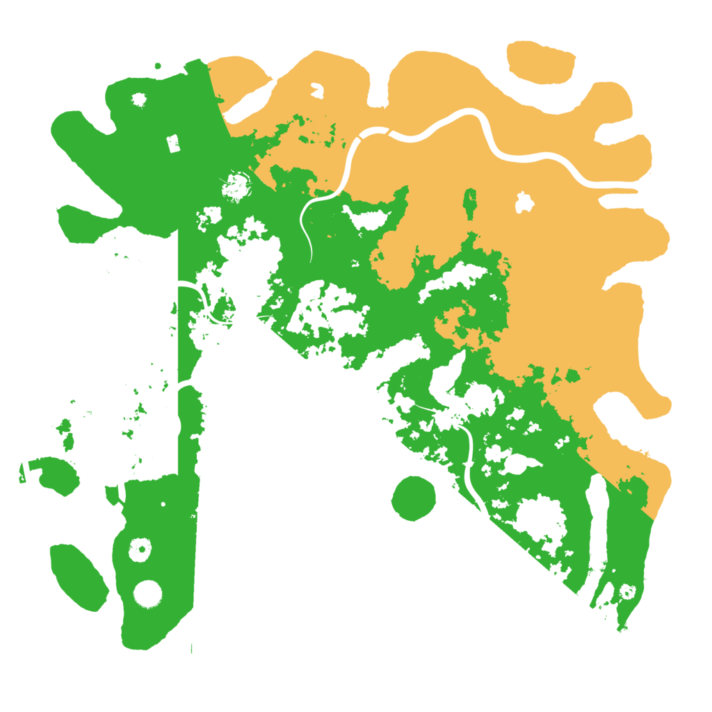 Biome Rust Map: Procedural Map, Size: 4500, Seed: 350881864