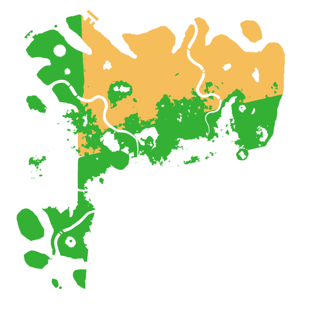 Biome Rust Map: Procedural Map, Size: 4500, Seed: 1235647