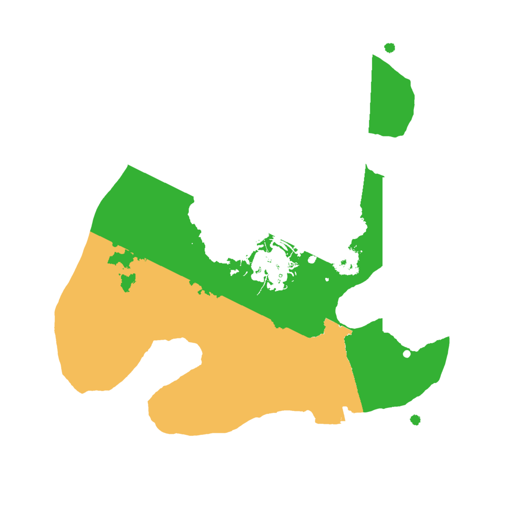 Biome Rust Map: Procedural Map, Size: 2000, Seed: 537927777