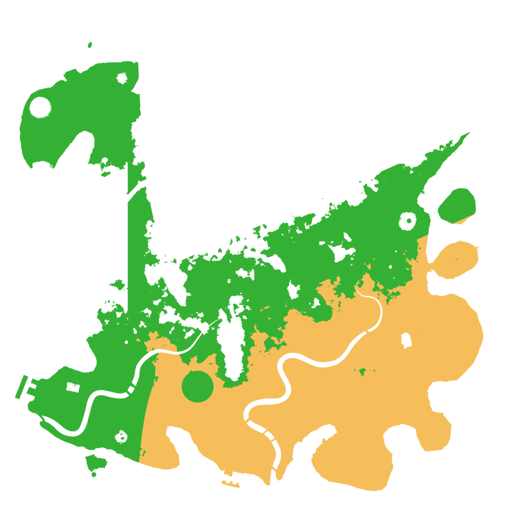 Biome Rust Map: Procedural Map, Size: 4250, Seed: 888992432