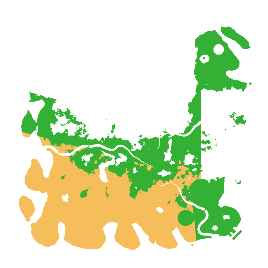 Biome Rust Map: Procedural Map, Size: 4500, Seed: 815426442