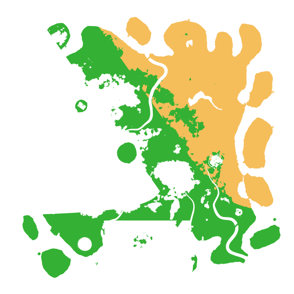 Biome Rust Map: Procedural Map, Size: 4000, Seed: 2106498209