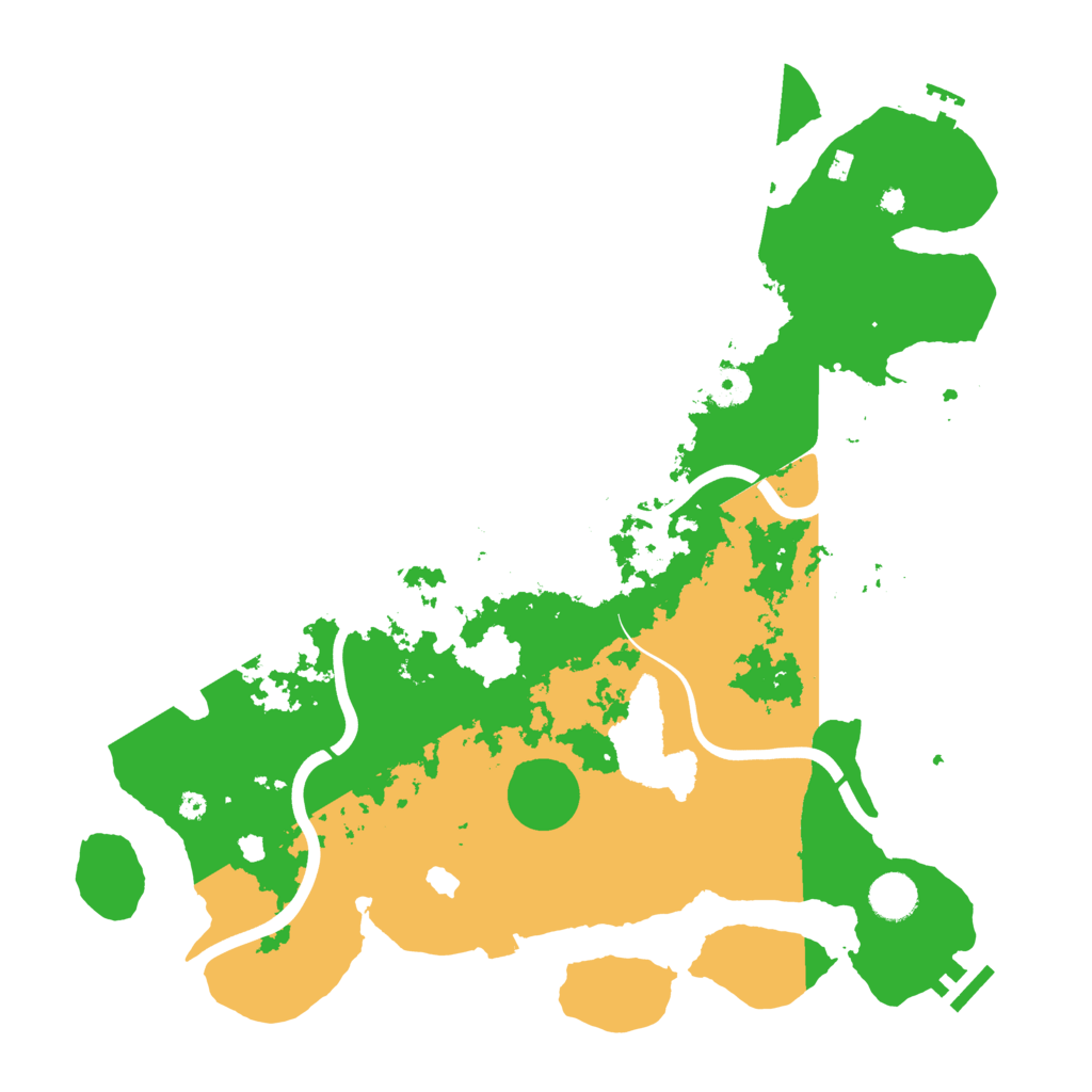 Biome Rust Map: Procedural Map, Size: 4000, Seed: 45692