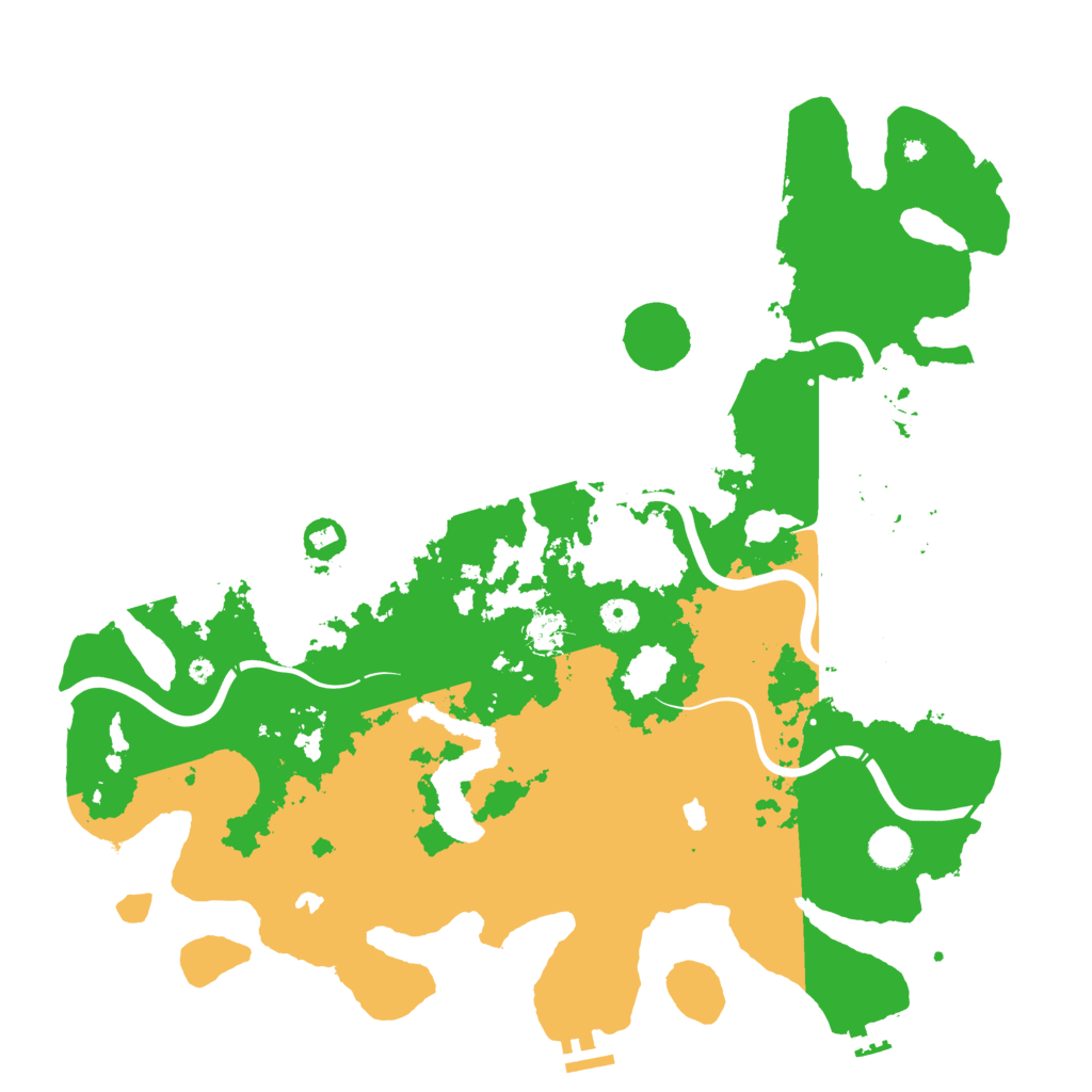 Biome Rust Map: Procedural Map, Size: 4500, Seed: 147198463
