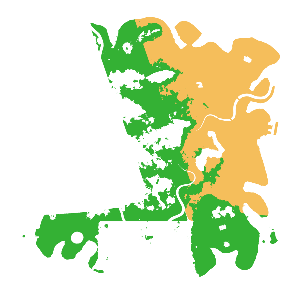 Biome Rust Map: Procedural Map, Size: 4500, Seed: 1397109571