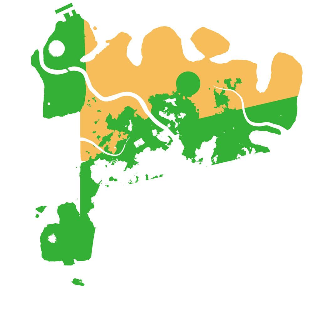 Biome Rust Map: Procedural Map, Size: 3500, Seed: 913939137