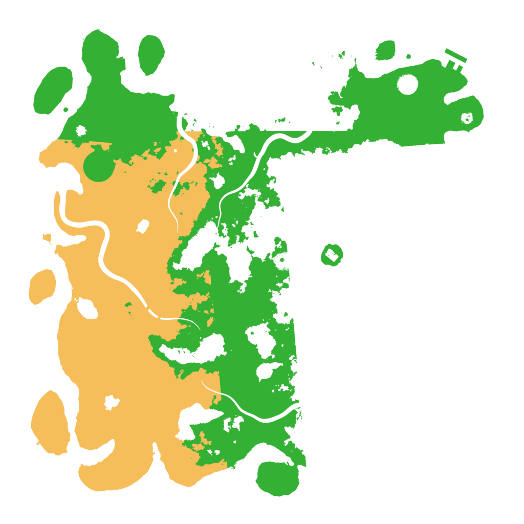 Biome Rust Map: Procedural Map, Size: 4500, Seed: 1921695672