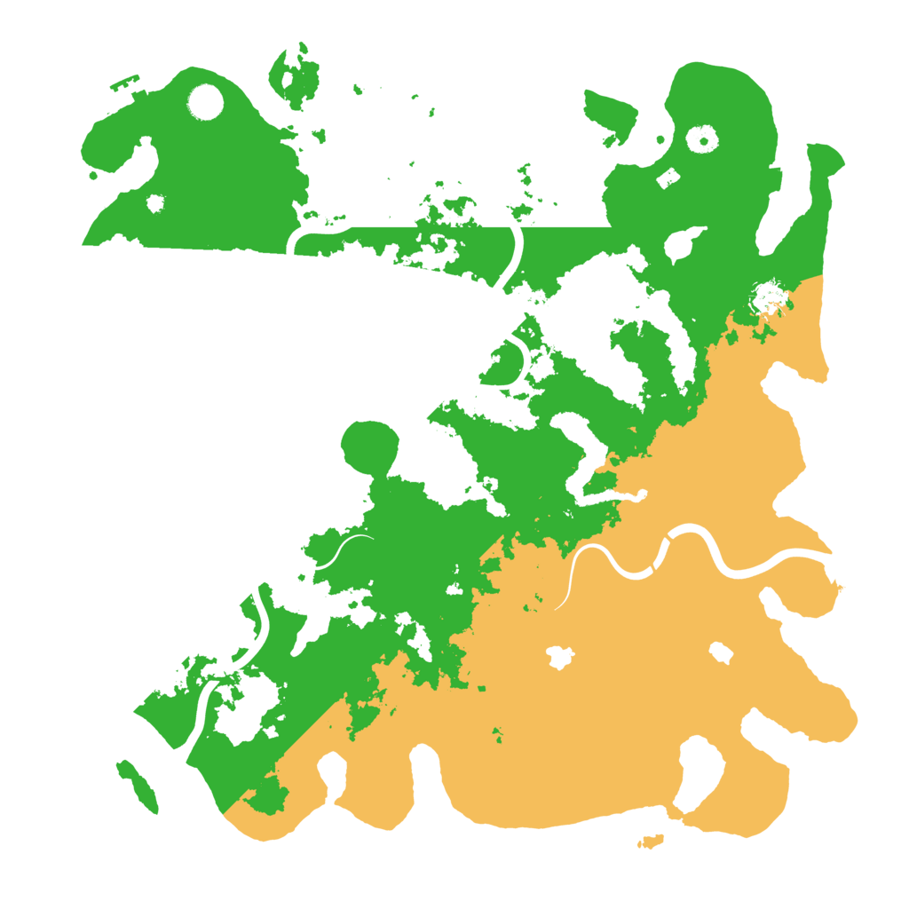 Biome Rust Map: Procedural Map, Size: 4500, Seed: 113040537