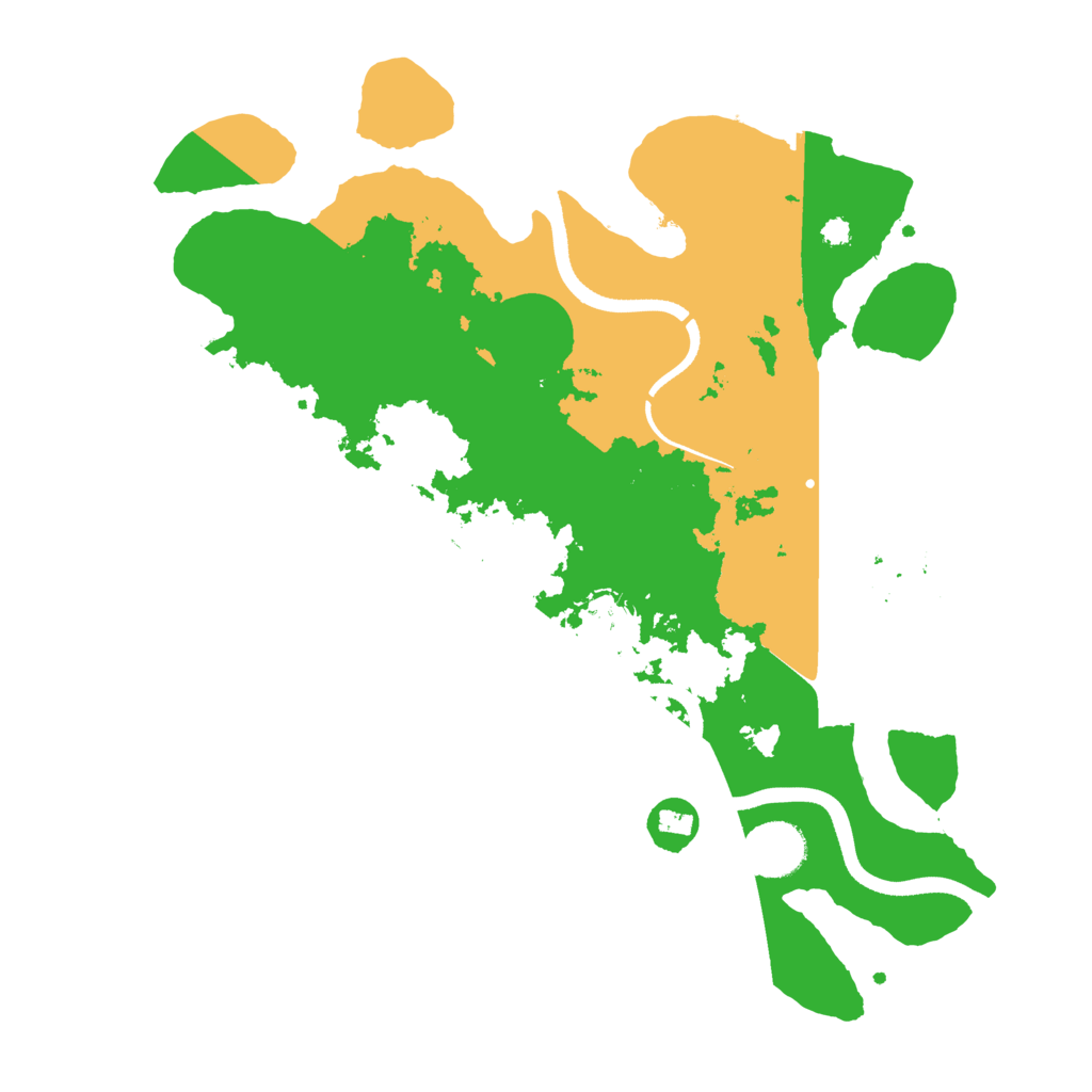 Biome Rust Map: Procedural Map, Size: 3500, Seed: 1550264891