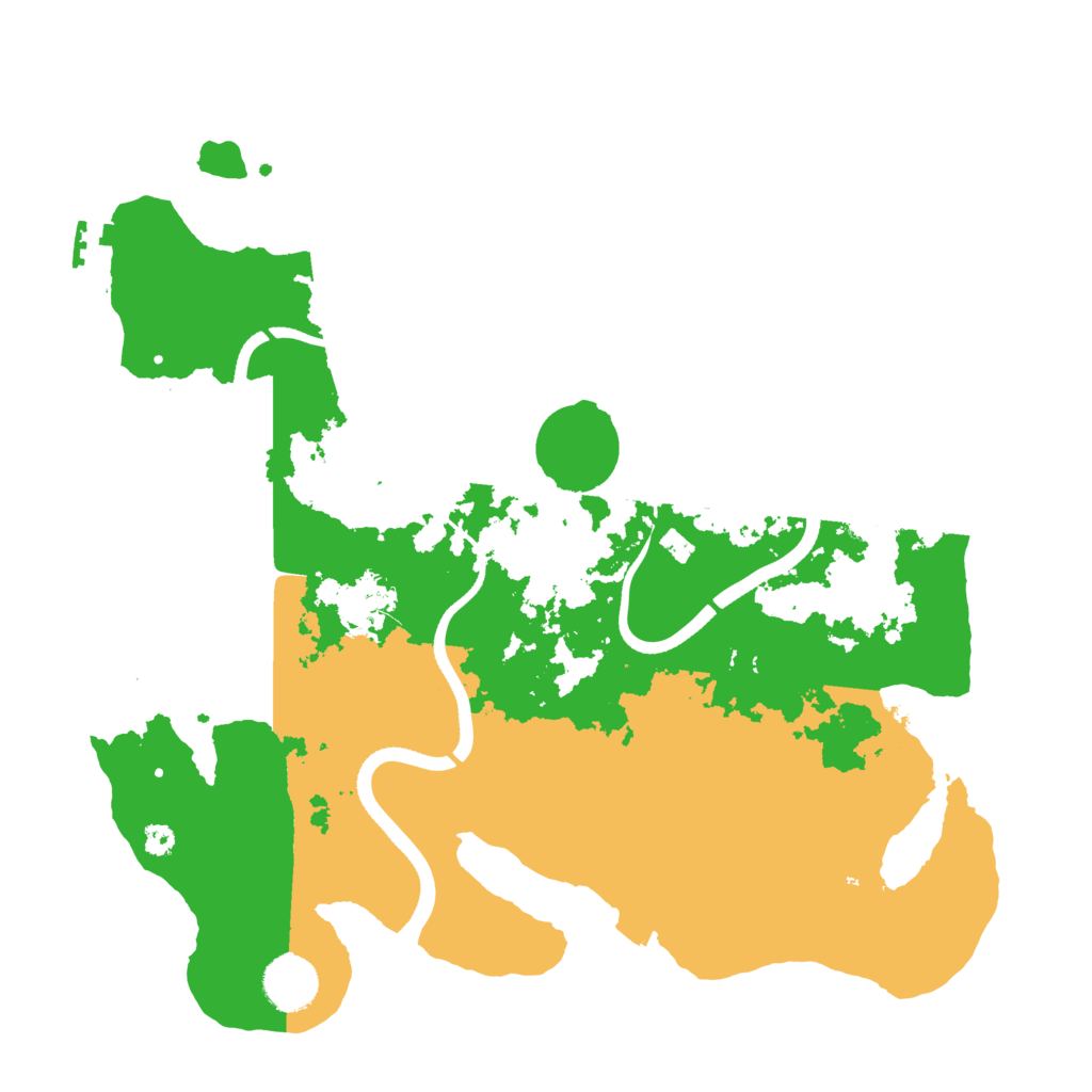 Biome Rust Map: Procedural Map, Size: 3500, Seed: 1715017010