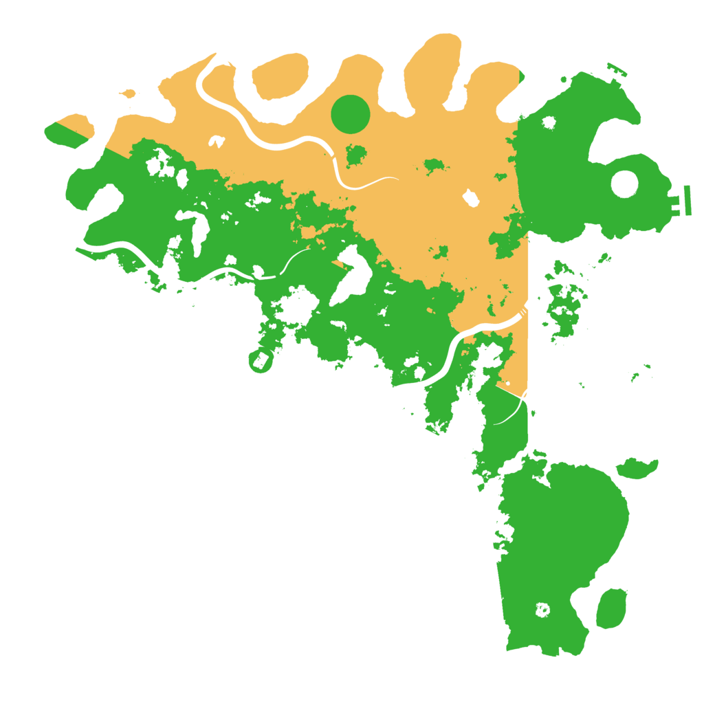 Biome Rust Map: Procedural Map, Size: 4750, Seed: 7784234