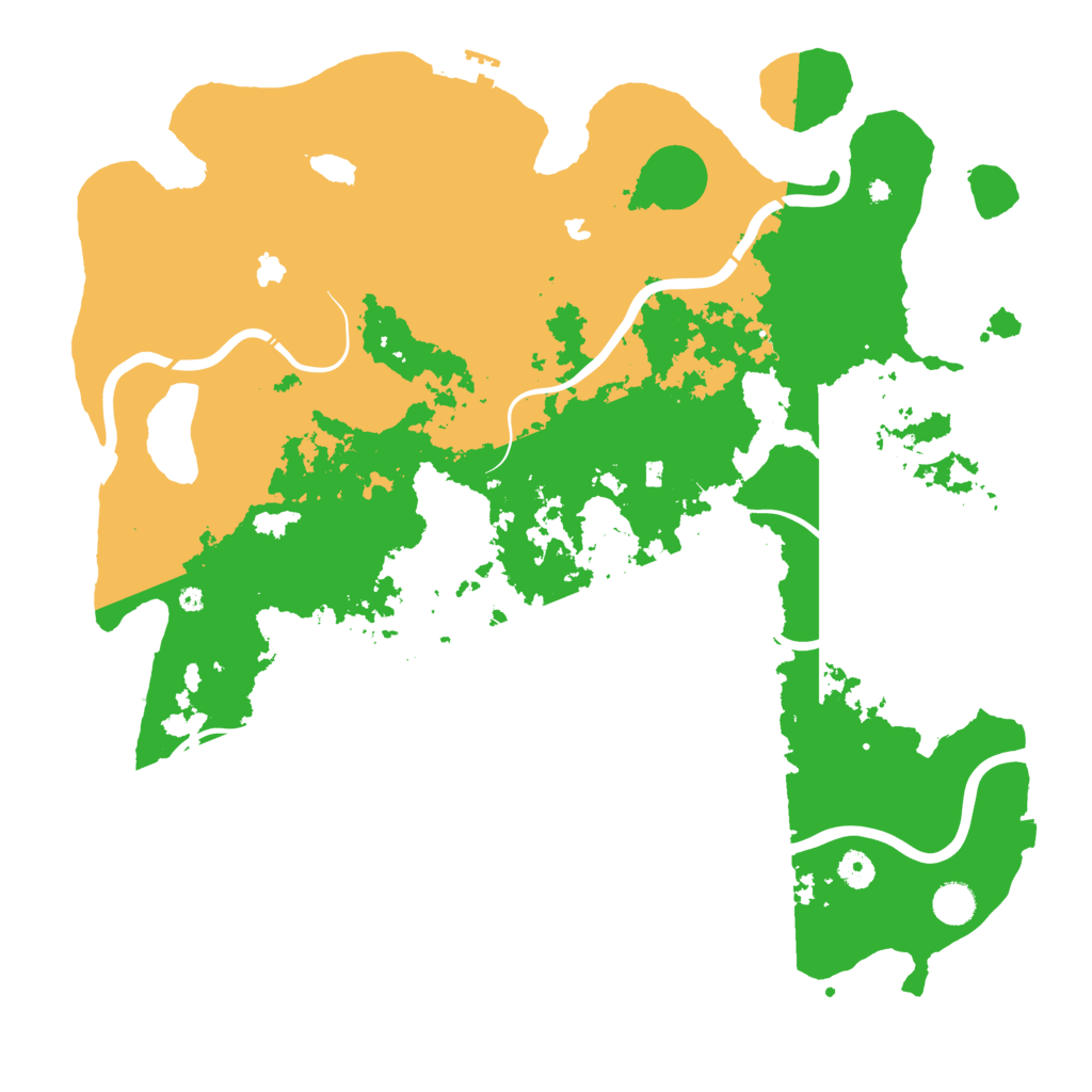 Biome Rust Map: Procedural Map, Size: 4500, Seed: 658628803