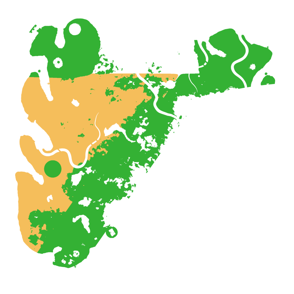 Biome Rust Map: Procedural Map, Size: 4500, Seed: 536826290