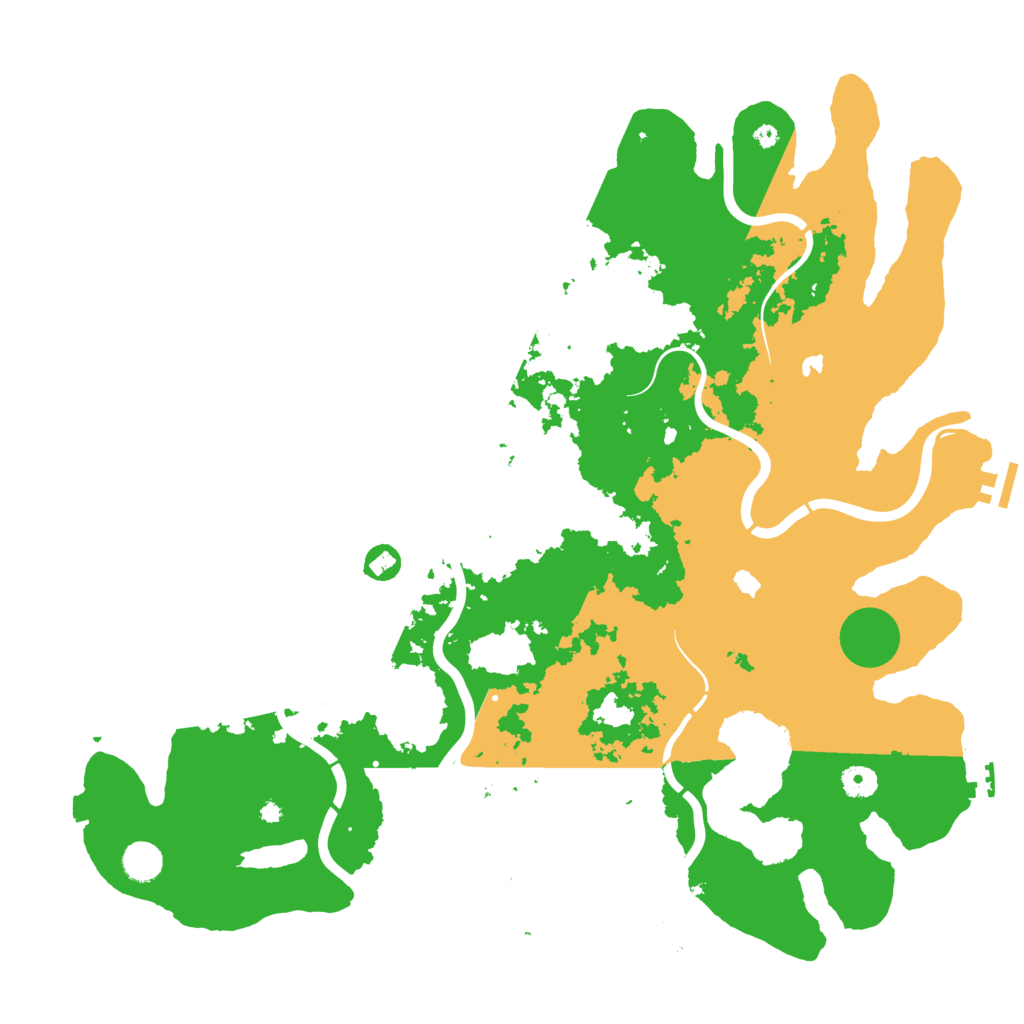 Biome Rust Map: Procedural Map, Size: 4500, Seed: 1862031136