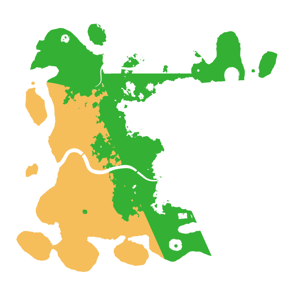Biome Rust Map: Procedural Map, Size: 3500, Seed: 1465