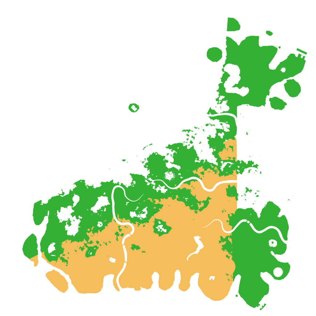 Biome Rust Map: Procedural Map, Size: 5850, Seed: 274199206