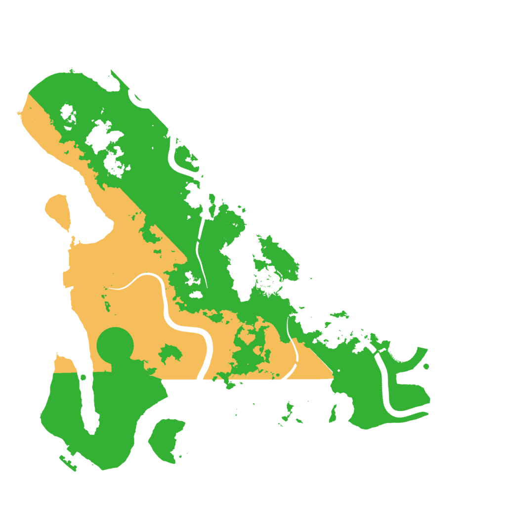 Biome Rust Map: Procedural Map, Size: 3600, Seed: 973422965