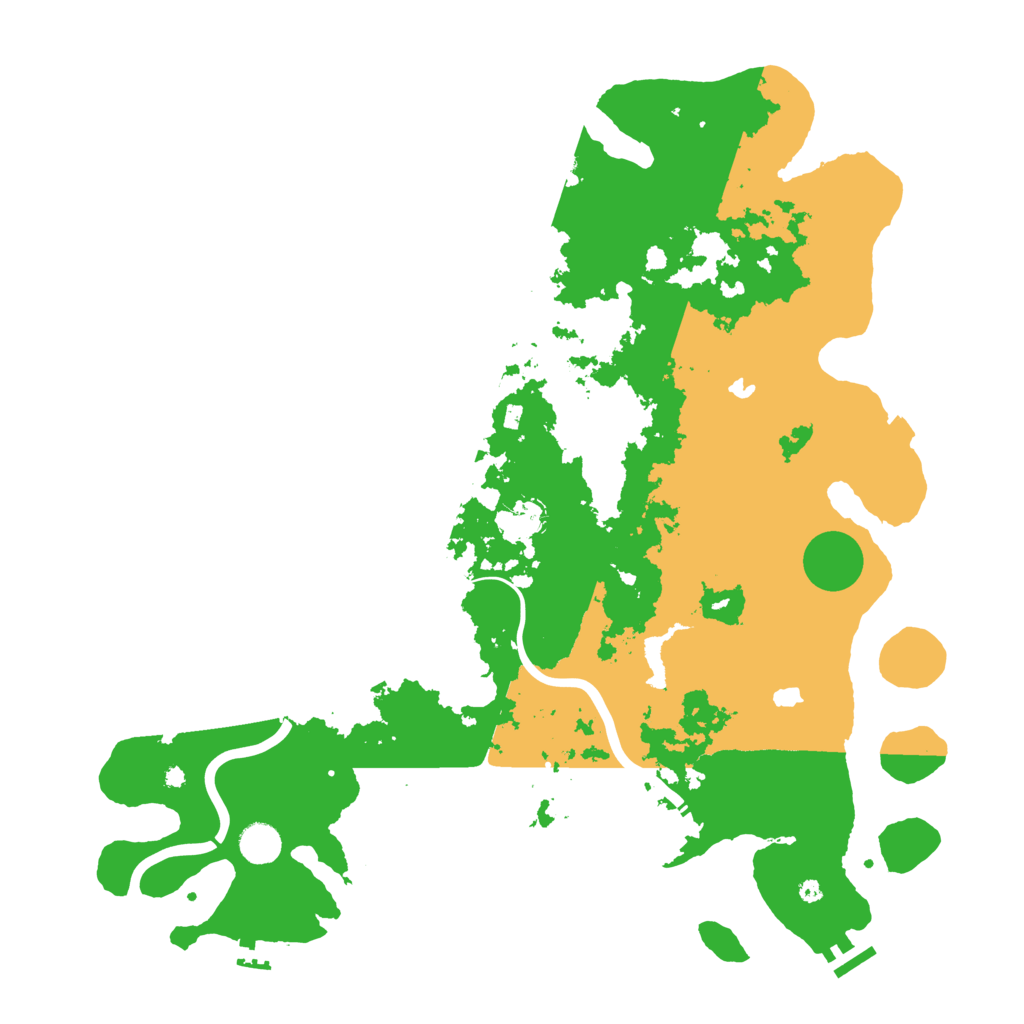 Biome Rust Map: Procedural Map, Size: 4500, Seed: 459018182