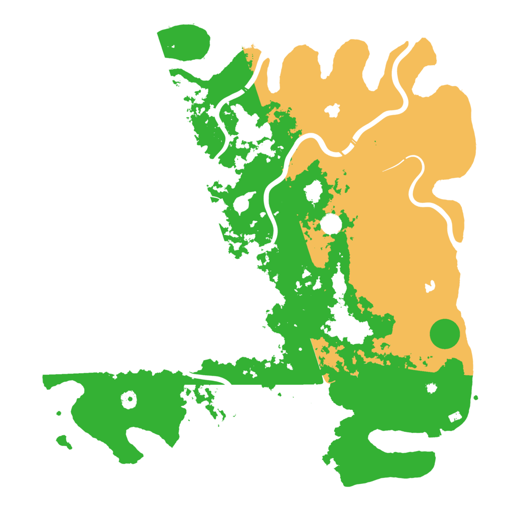 Biome Rust Map: Procedural Map, Size: 4500, Seed: 1864247066
