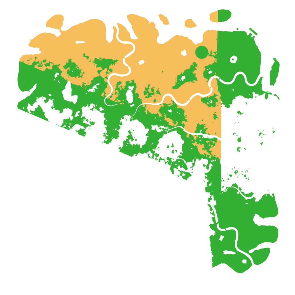Biome Rust Map: Procedural Map, Size: 6000, Seed: 1726395481