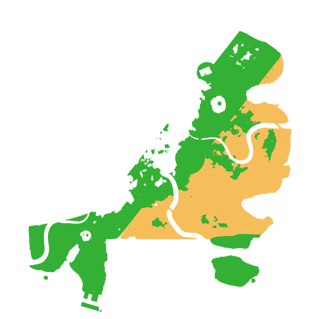 Biome Rust Map: Procedural Map, Size: 3000, Seed: 202293884