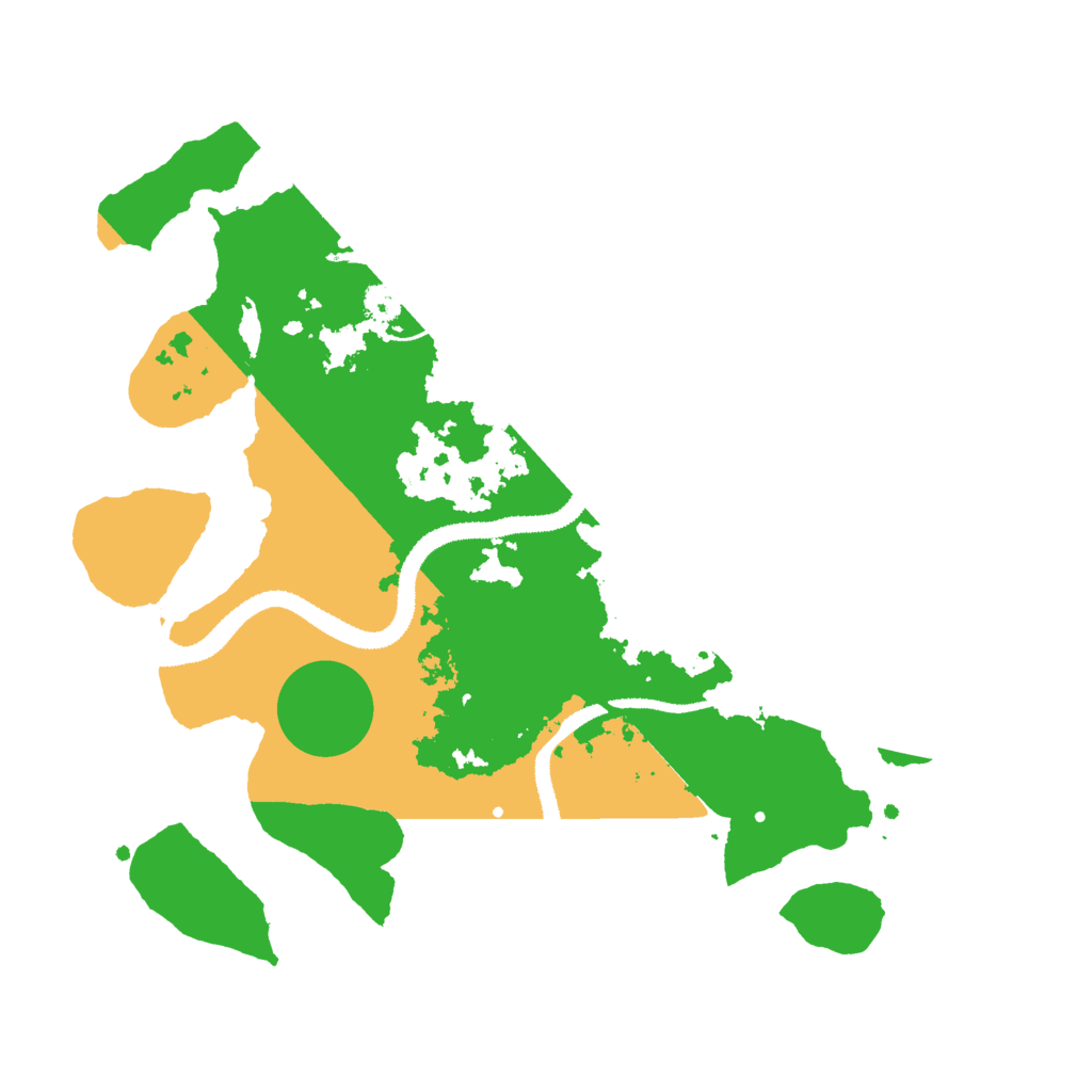 Biome Rust Map: Procedural Map, Size: 3000, Seed: 238496090