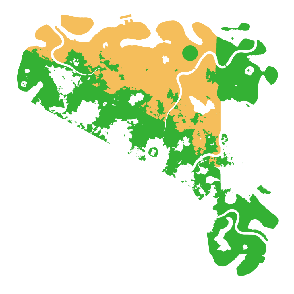 Biome Rust Map: Procedural Map, Size: 5000, Seed: 2106161513