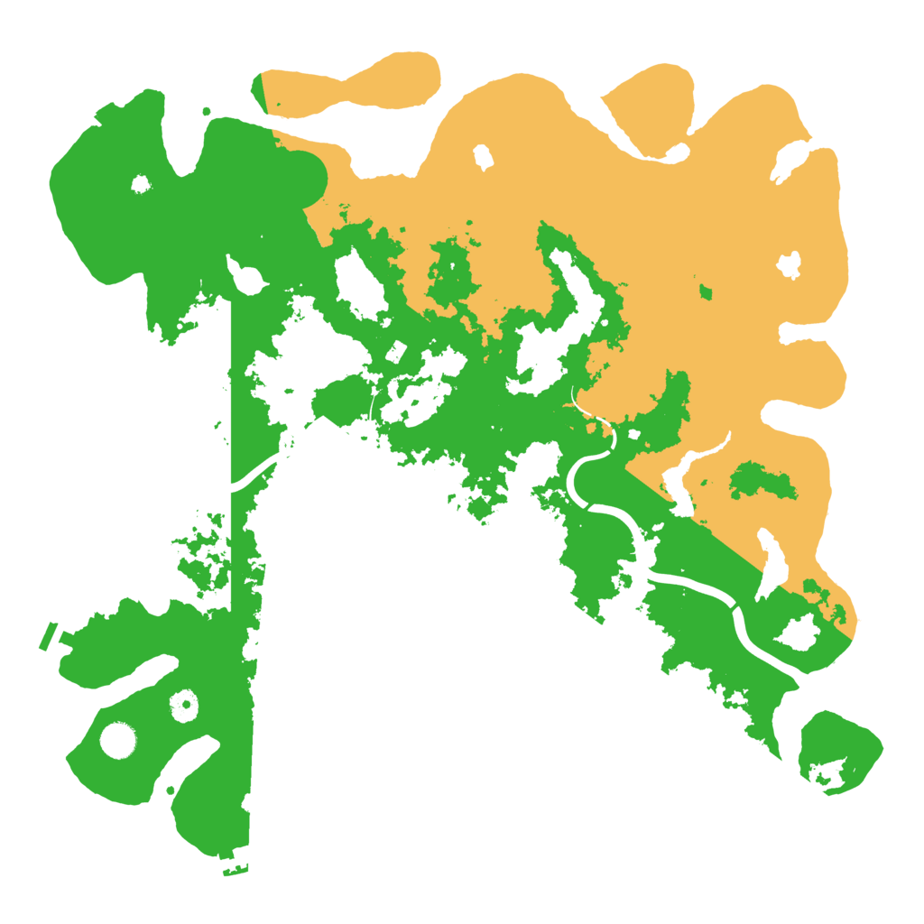 Biome Rust Map: Procedural Map, Size: 4500, Seed: 1076881649