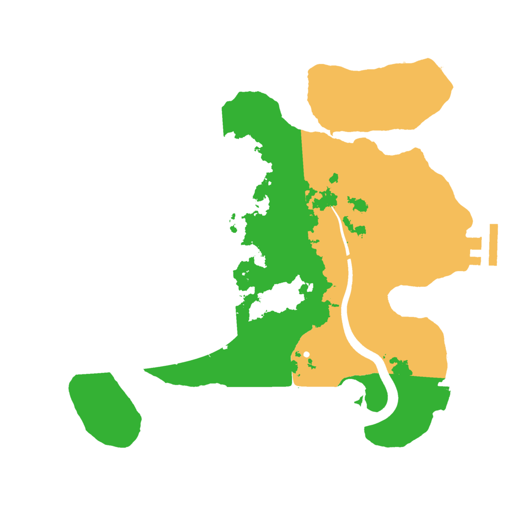 Biome Rust Map: Procedural Map, Size: 2500, Seed: 1766513955