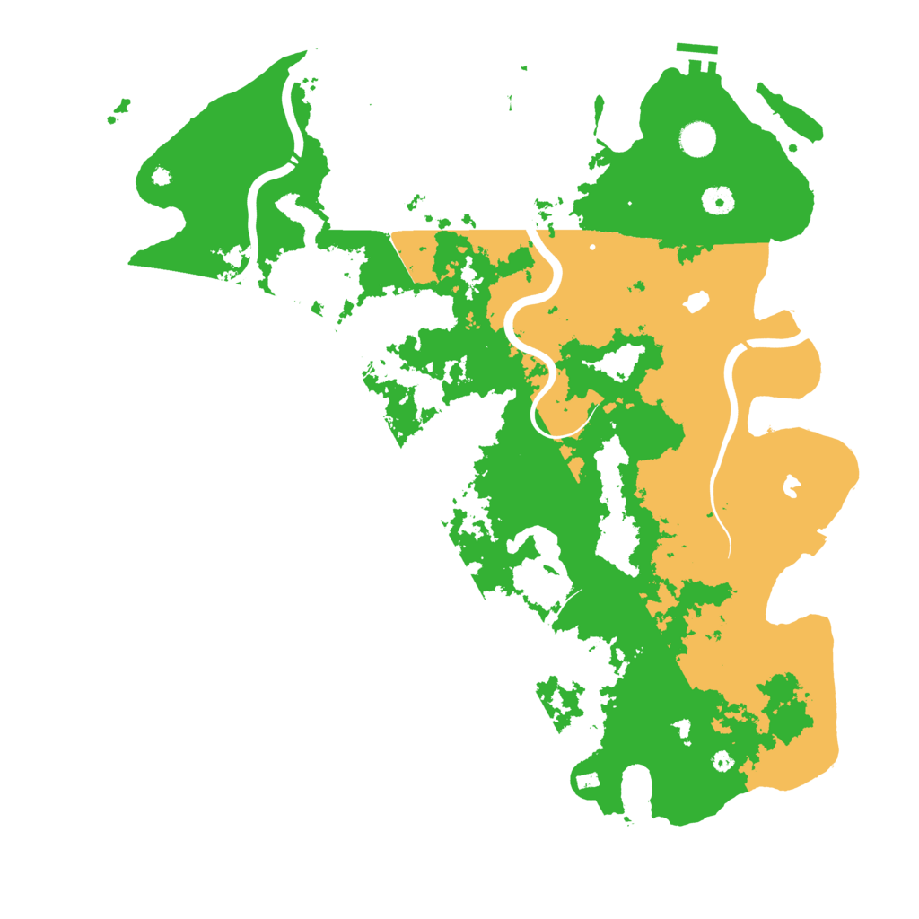 Biome Rust Map: Procedural Map, Size: 4500, Seed: 988447375