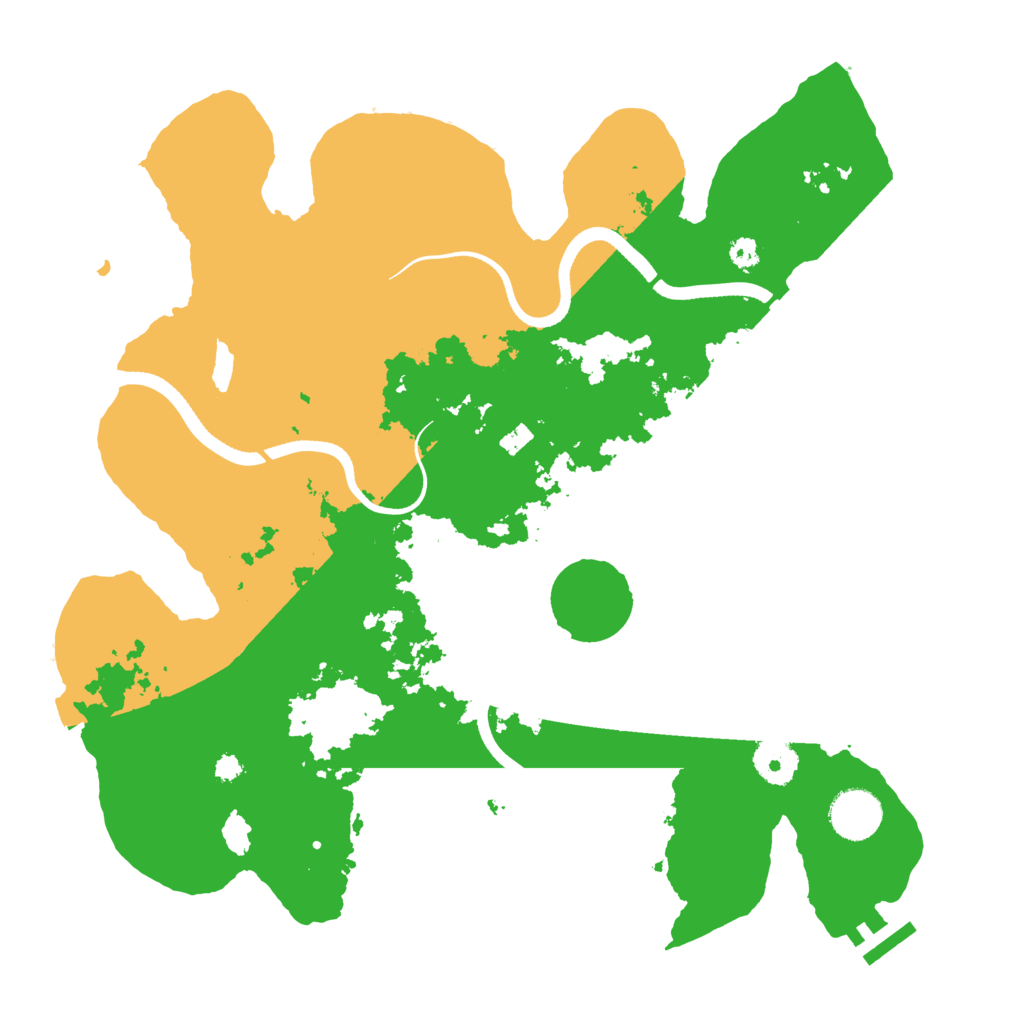 Biome Rust Map: Procedural Map, Size: 3500, Seed: 403284979
