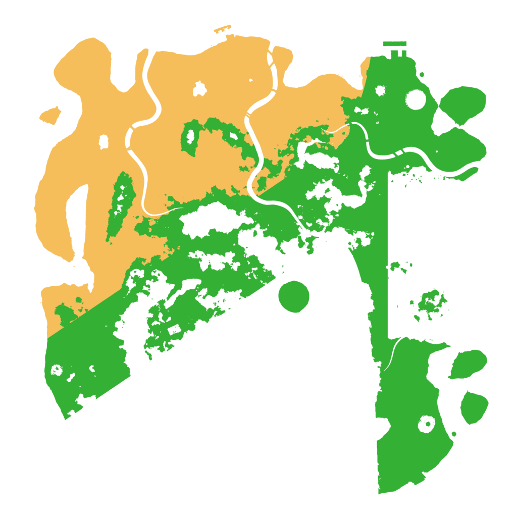 Biome Rust Map: Procedural Map, Size: 4500, Seed: 1043170893