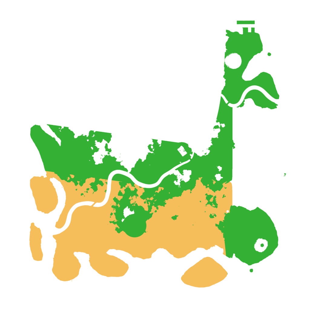 Biome Rust Map: Procedural Map, Size: 3500, Seed: 1983003961