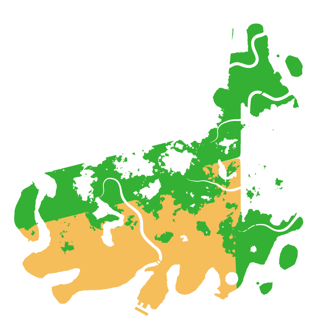 Biome Rust Map: Procedural Map, Size: 4500, Seed: 1670317546