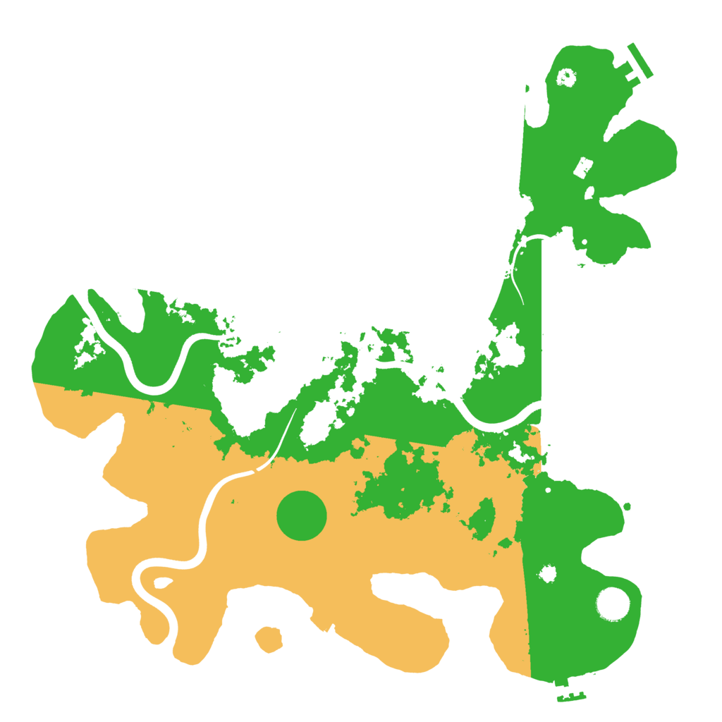 Biome Rust Map: Procedural Map, Size: 3800, Seed: 488033429