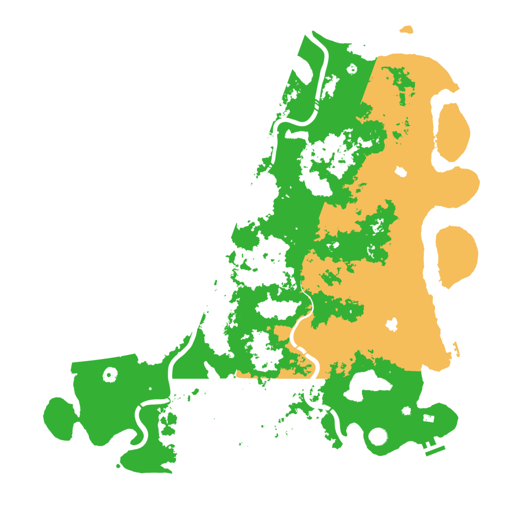 Biome Rust Map: Procedural Map, Size: 5000, Seed: 352151