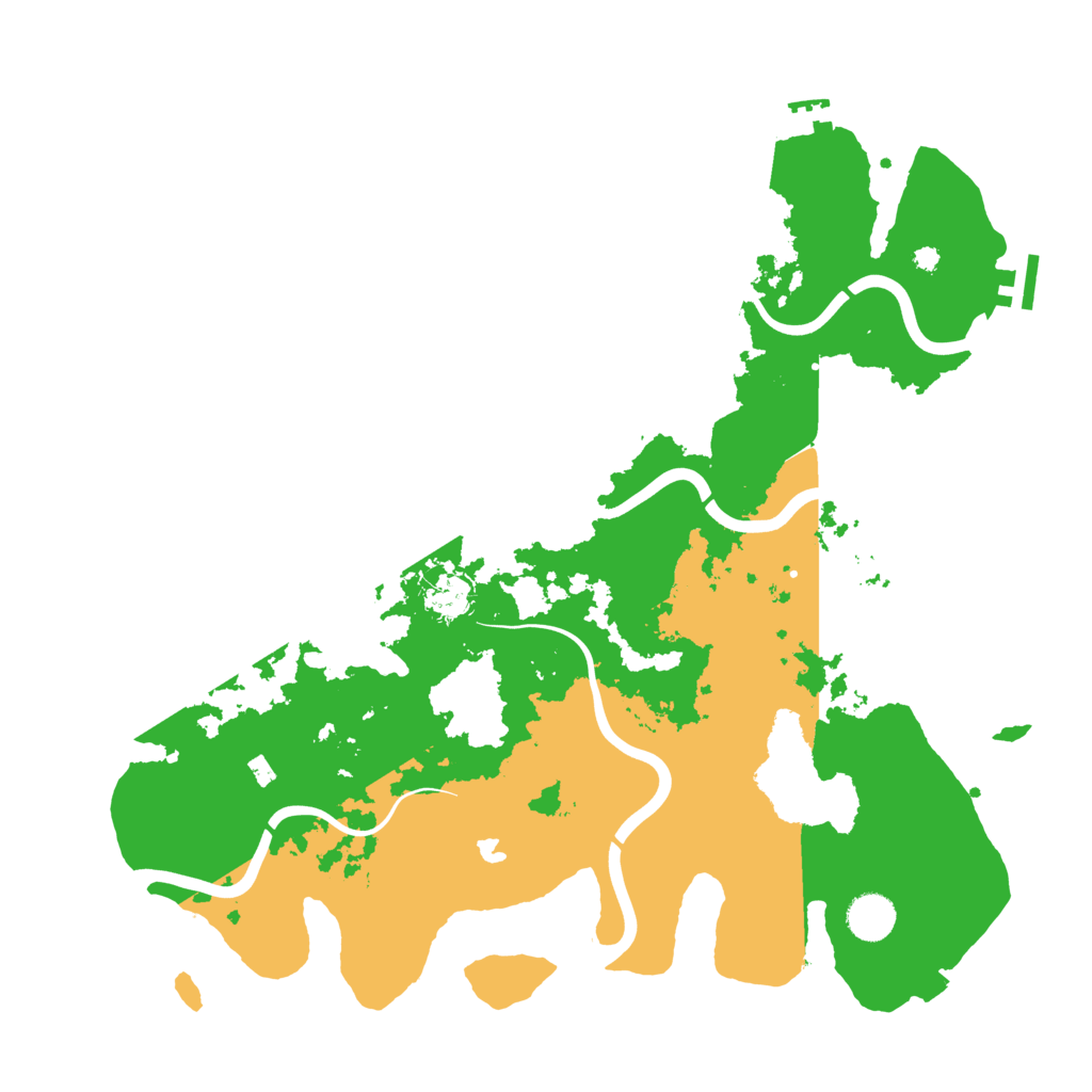 Biome Rust Map: Procedural Map, Size: 4000, Seed: 41316637