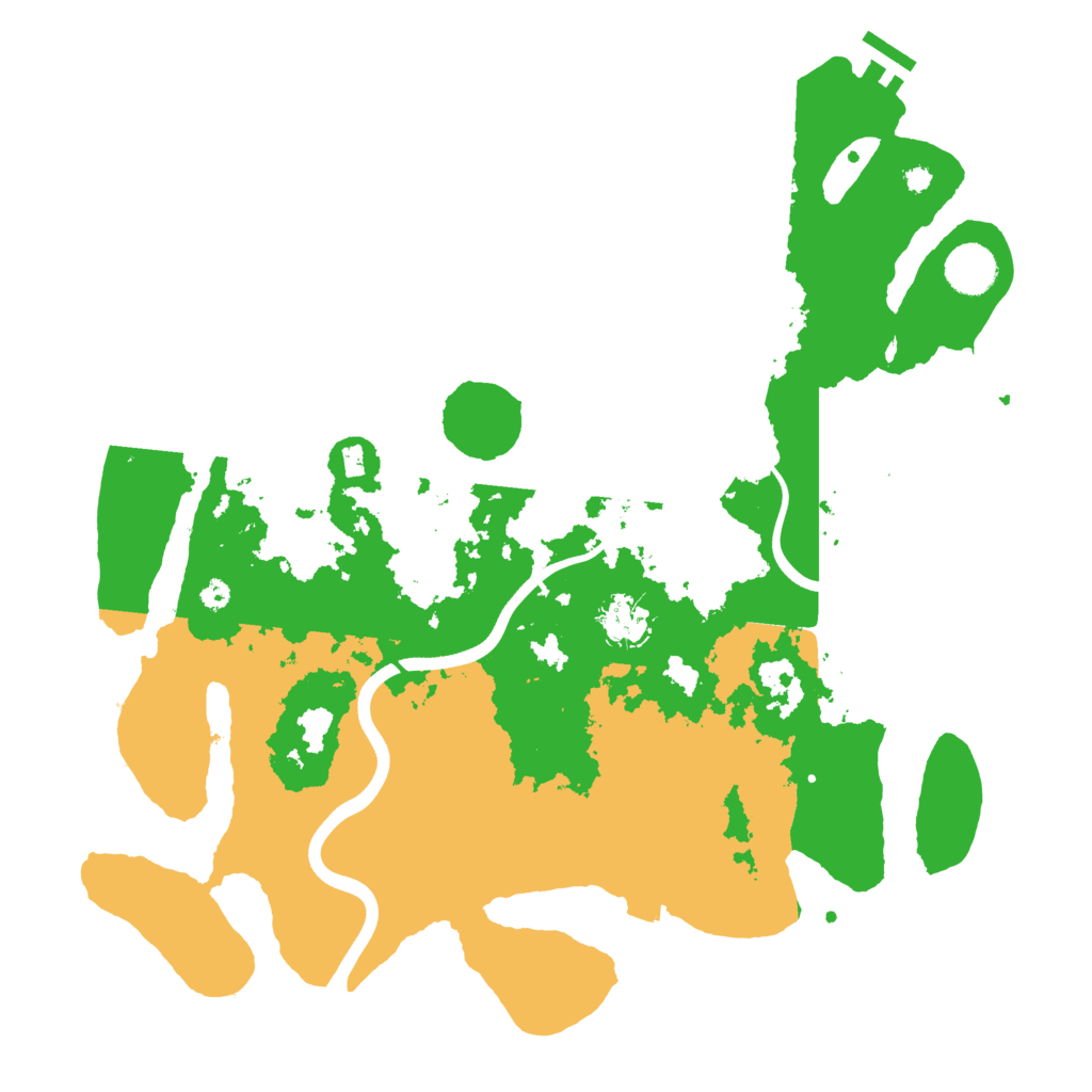Biome Rust Map: Procedural Map, Size: 3800, Seed: 956406524